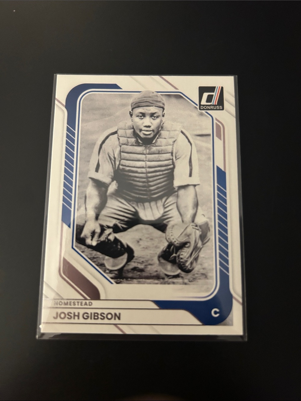 Donruss Josh Gibson Collector Card - Blue and White Design